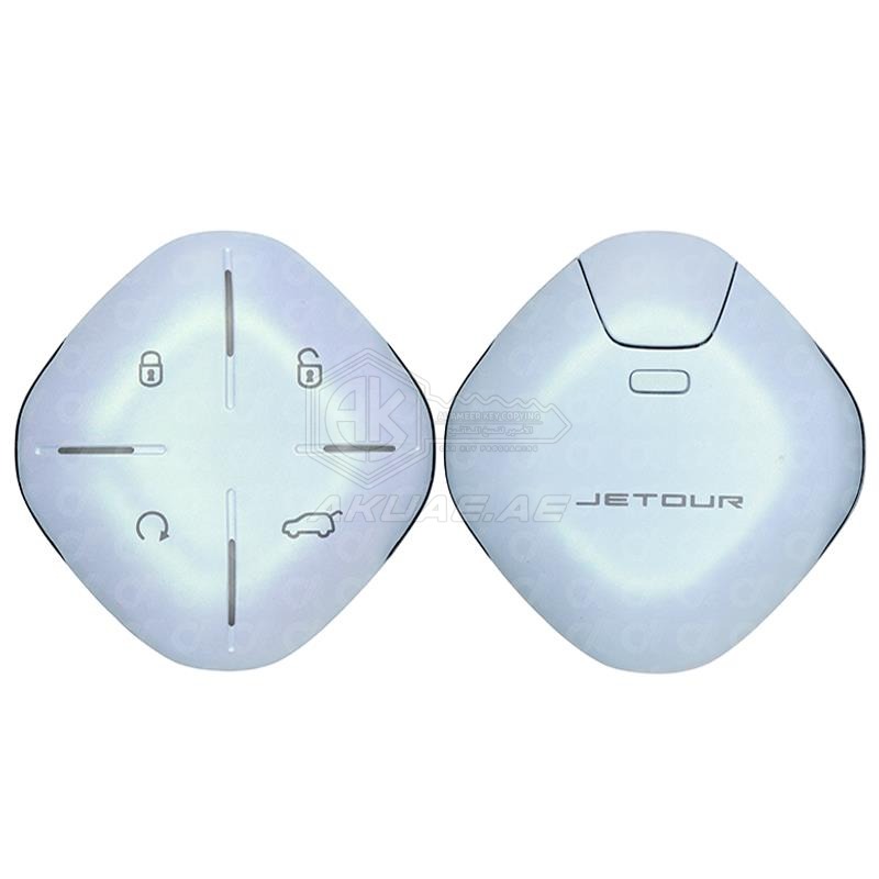 Jetour Dashing X90 X70 Plus Genuine Without Bag Smart Remote Key 4 Buttons 433MHz SUV White Shiny - Image 2