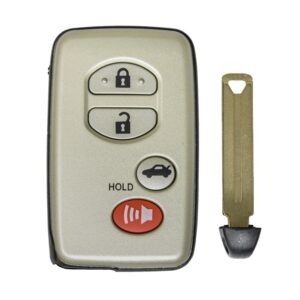 Toyota Camry 2007-2009 Smart Key 4 Button 315MHz Compatible Part Number: 89904-33181 / 89904-06041