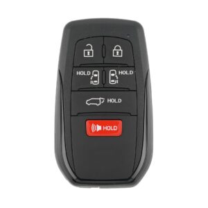 Toyota Sienna 2021 Smart Remote Key 5+1 Buttons 312.11/314.35MHz 8990H-08010 / 8990H-08011 / 8990H-08012