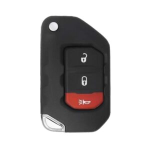 Jeep Wrangler 2018-2025 Smart Flip Remote Key 2+1 Button 433MHz 68416782AA / 68416782AB / 68416782AC / 68416782AD